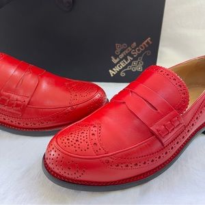 The Office of Angela Scott Mrs Charlotte's Loafer 38 / US 7.5 - Cherry Red